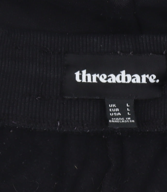 Threadbare Men's Black Jogger Size L