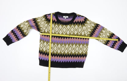 Womens UK Size L JDY Multicoloured Pullover Jumper