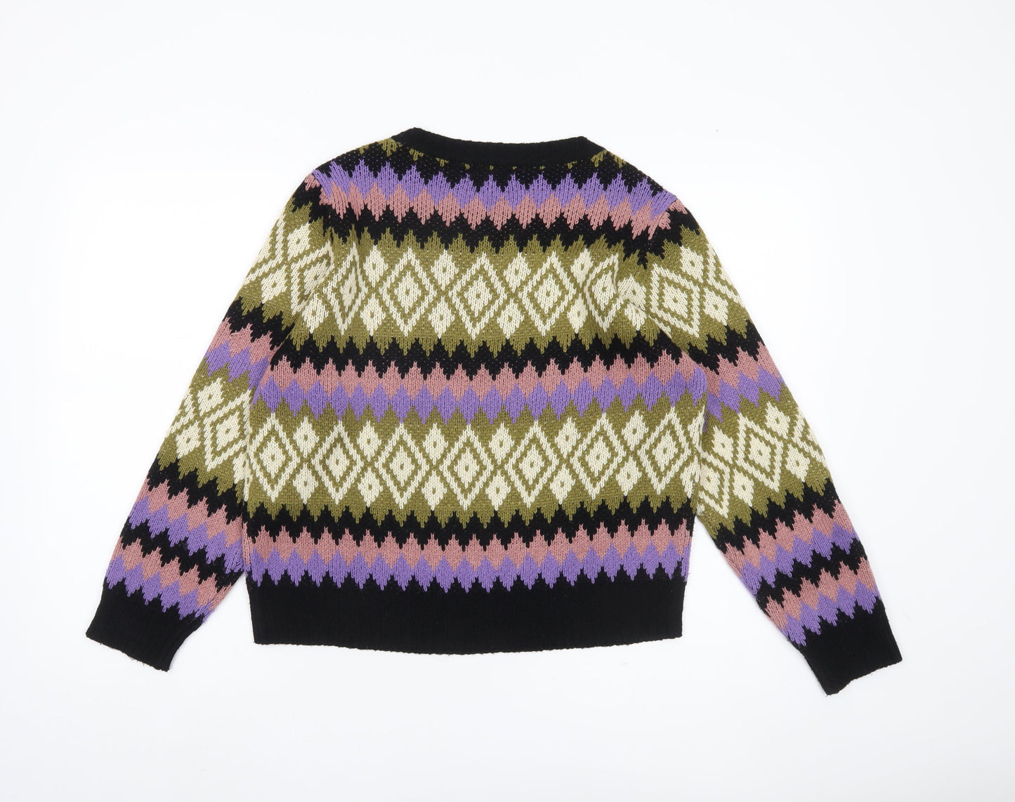 Womens UK Size L JDY Multicoloured Pullover Jumper