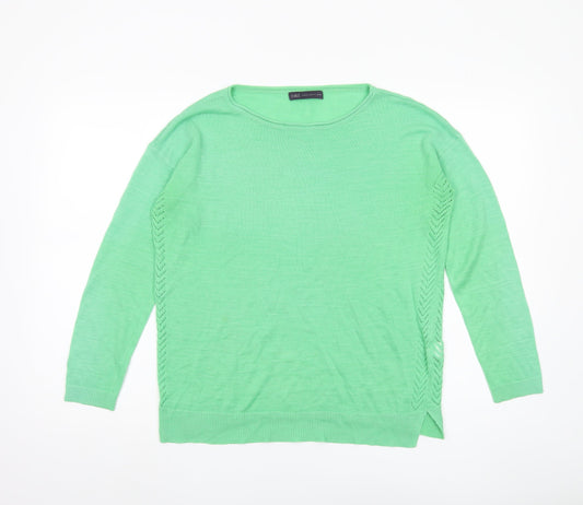 Marks and Spencer Green Pullover Jumper, Size 14