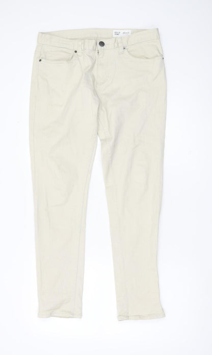 Denim Co. Men's Beige Skinny Jeans Size 32