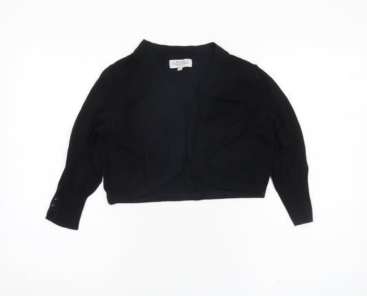 Debenhams Womens Black Cardigan Size 14 Petite