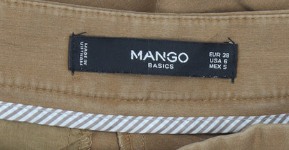 Mango Women's Brown Trousers Size 10
