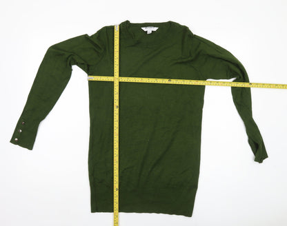Womens UK Size S Dorothy Perkins Green Pullover Jumper