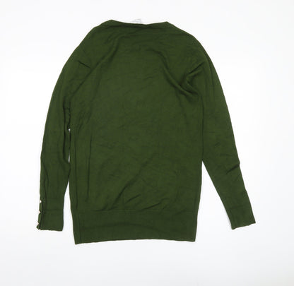Womens UK Size S Dorothy Perkins Green Pullover Jumper