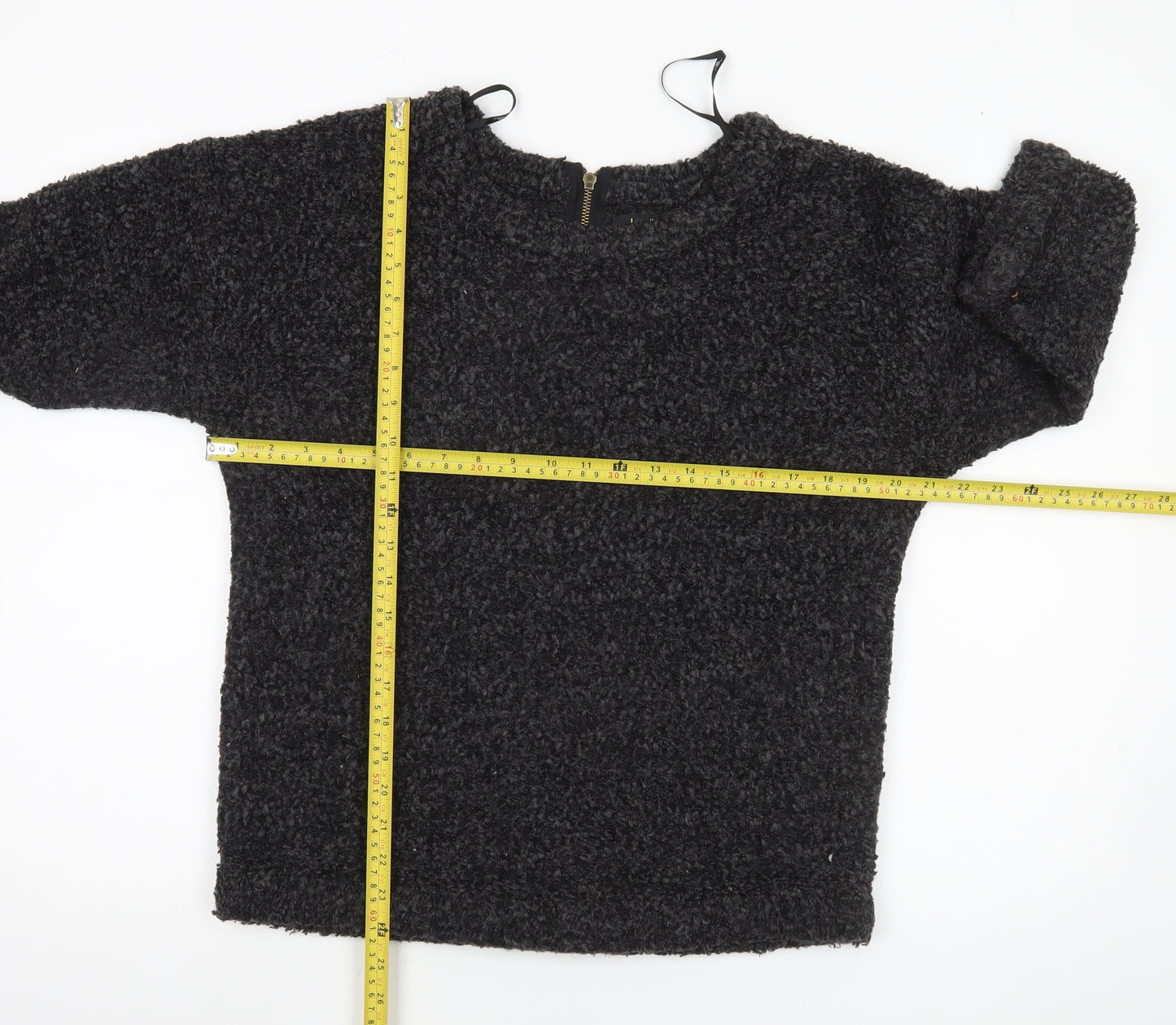 Womens UK Size 12 New Look Black Jumper Jumper