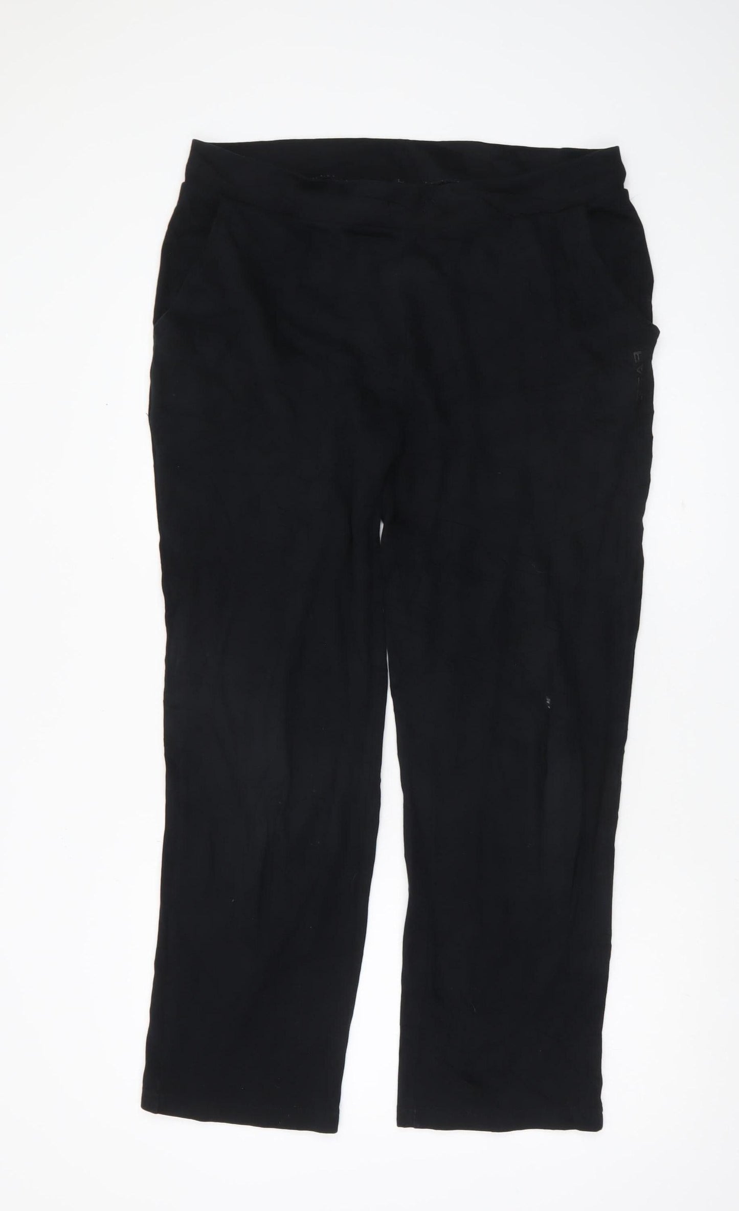 LA Gear Women’s Black Straight Leg Trousers Size 16