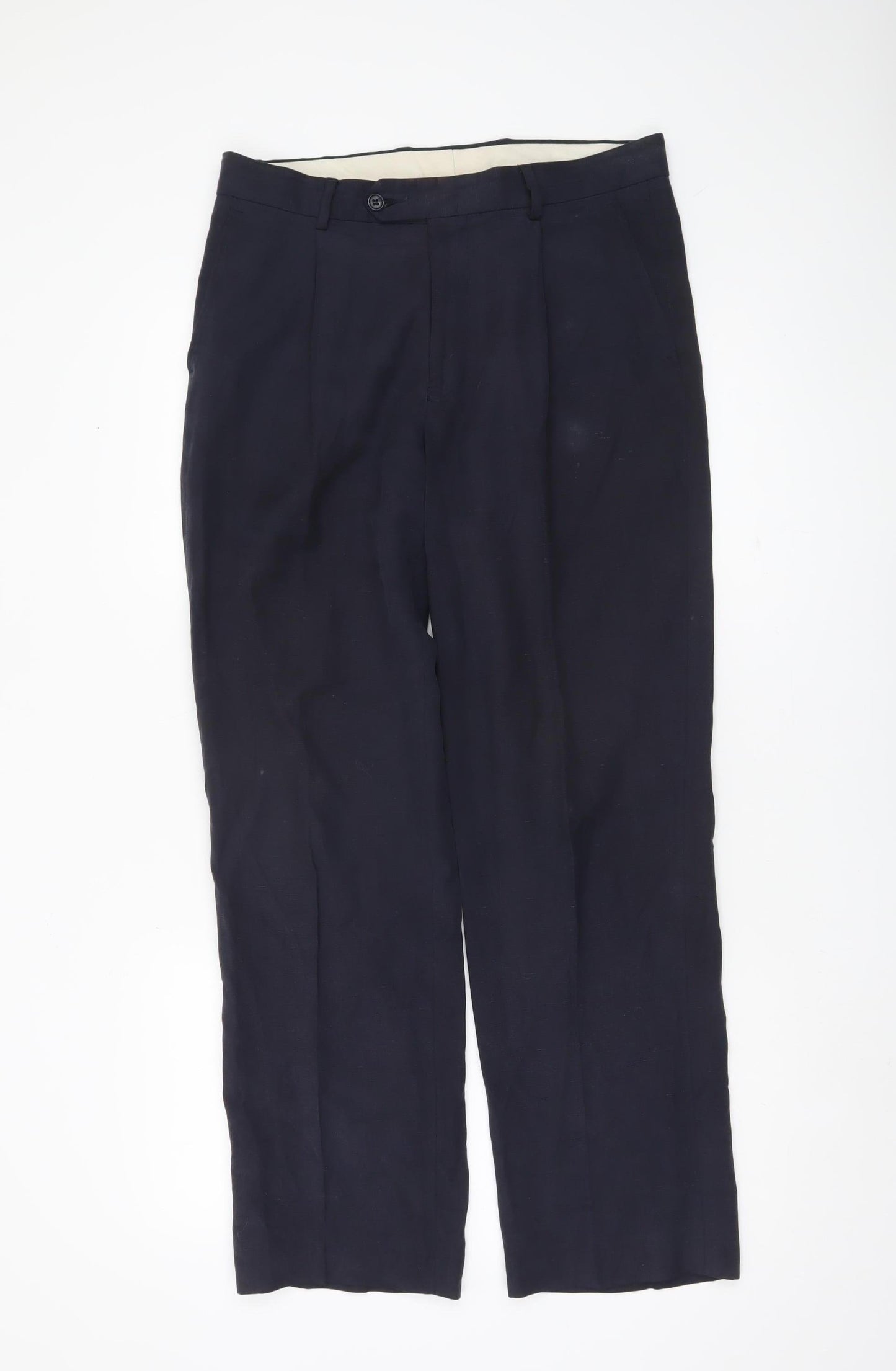 Mens UK Size 32S Ultimo  Fit  Blue Trousers