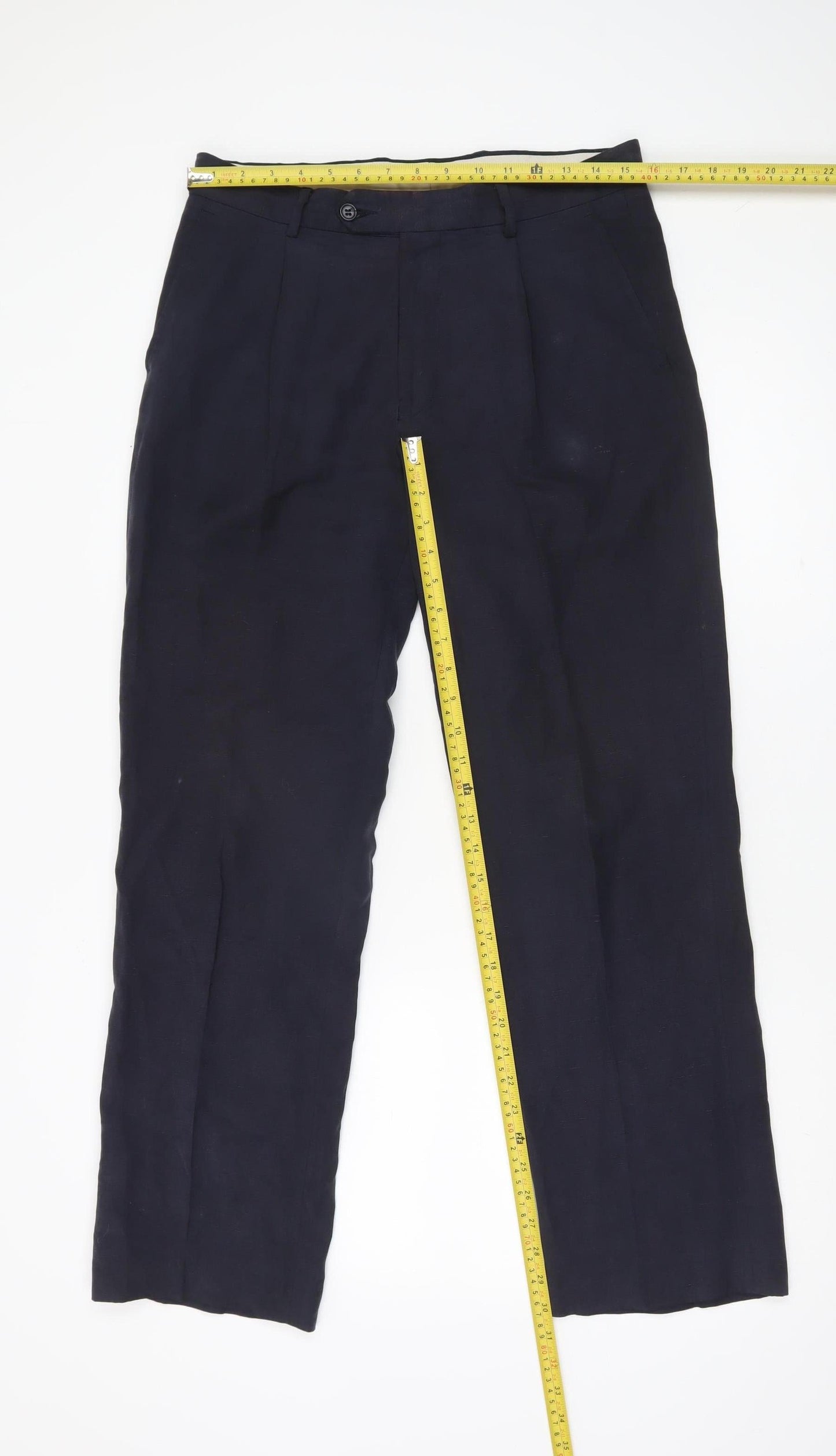Mens UK Size 32S Ultimo  Fit  Blue Trousers