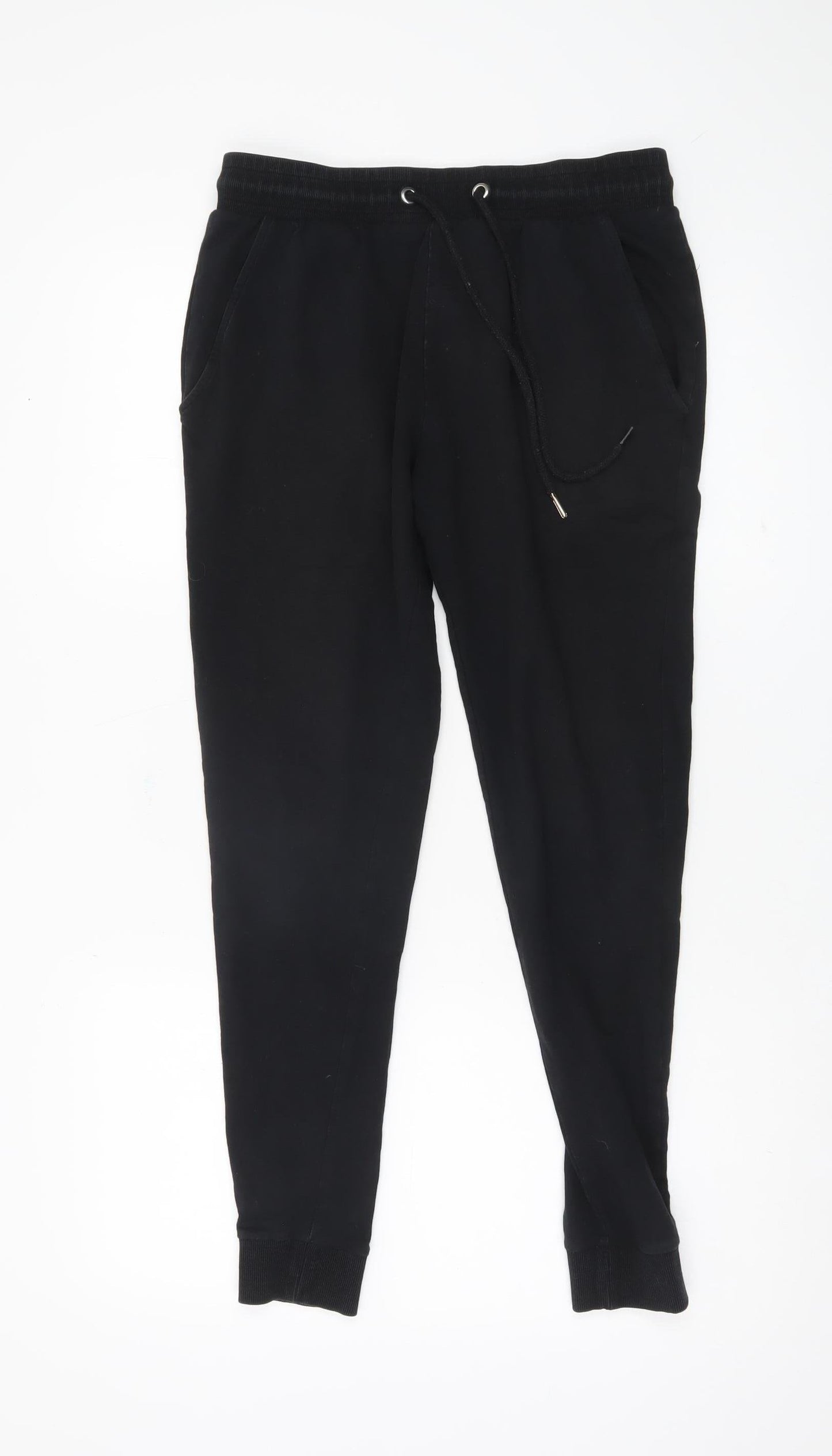 Womens UK Size S ASOS DESIGN Relaxed Fit Jogger Black Trousers