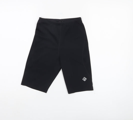 Ronhill Women's Black Biker Shorts, Size S, Athletic