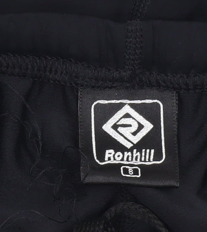 Ronhill Women's Black Biker Shorts, Size S, Athletic