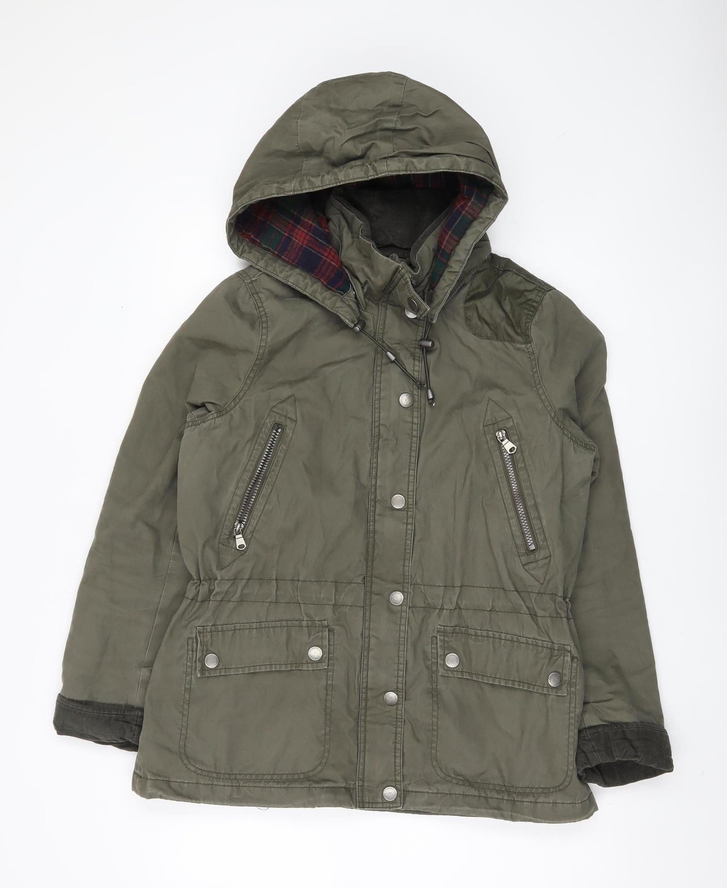 L.O.G.G. Women's Green Parka Jacket Size 12