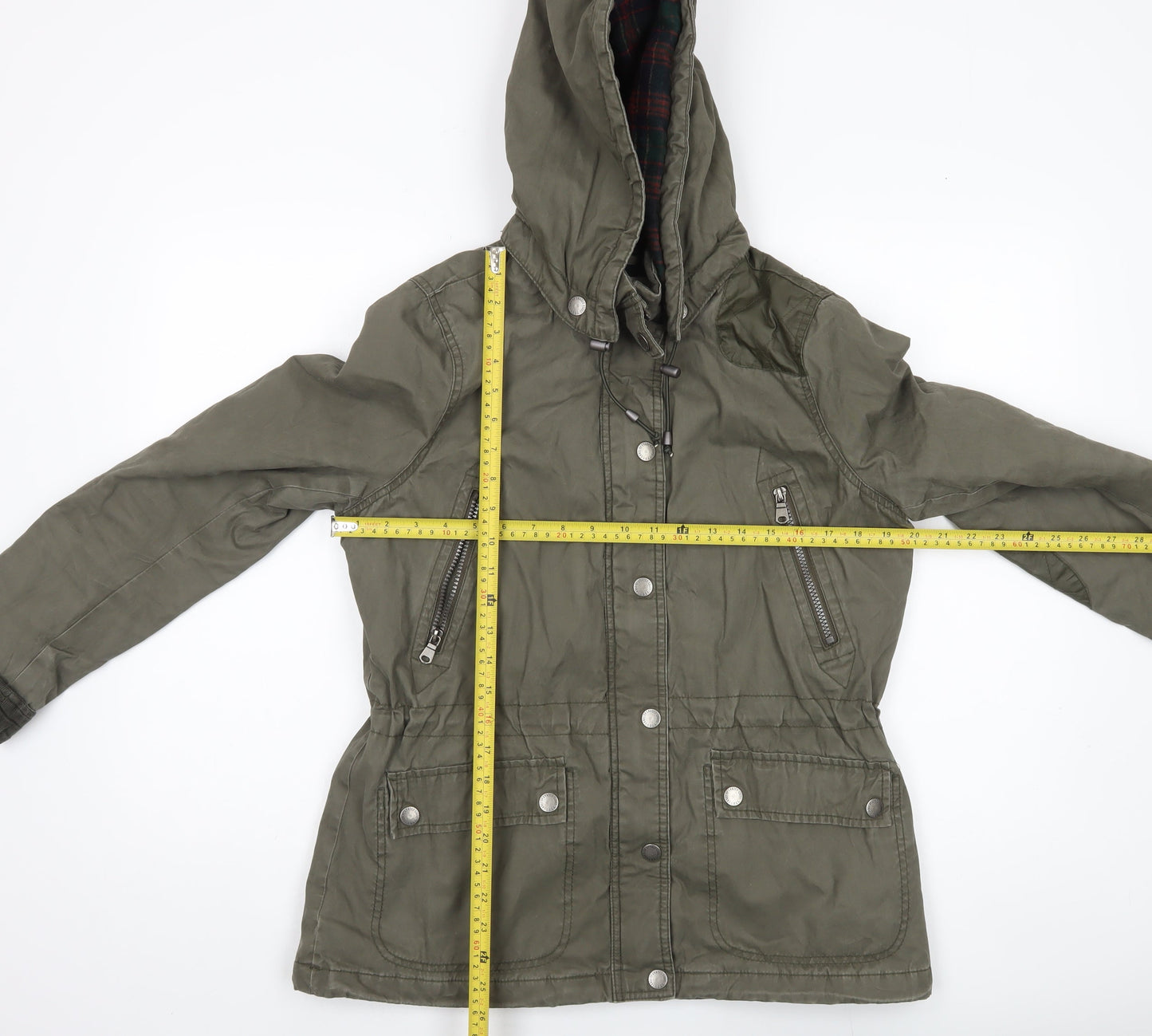 L.O.G.G. Women's Green Parka Jacket Size 12