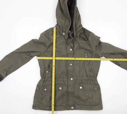 L.O.G.G. Women's Green Parka Jacket Size 12