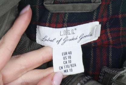 L.O.G.G. Women's Green Parka Jacket Size 12