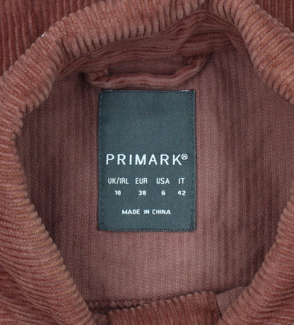 Primark Women’s Brown Corduroy Jacket Size 10