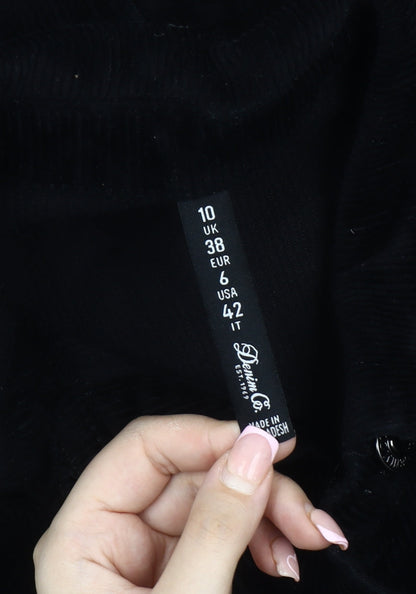 Denim Co Women's Black Corduroy Jacket Size 10
