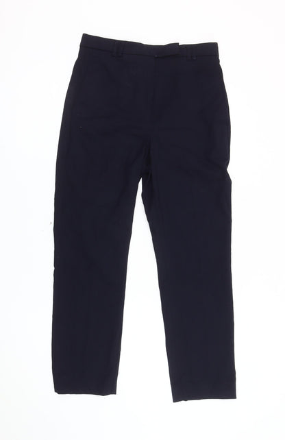 Womens UK Size 6R NEXT Regular Fit Casual Workwear Blue Trousers