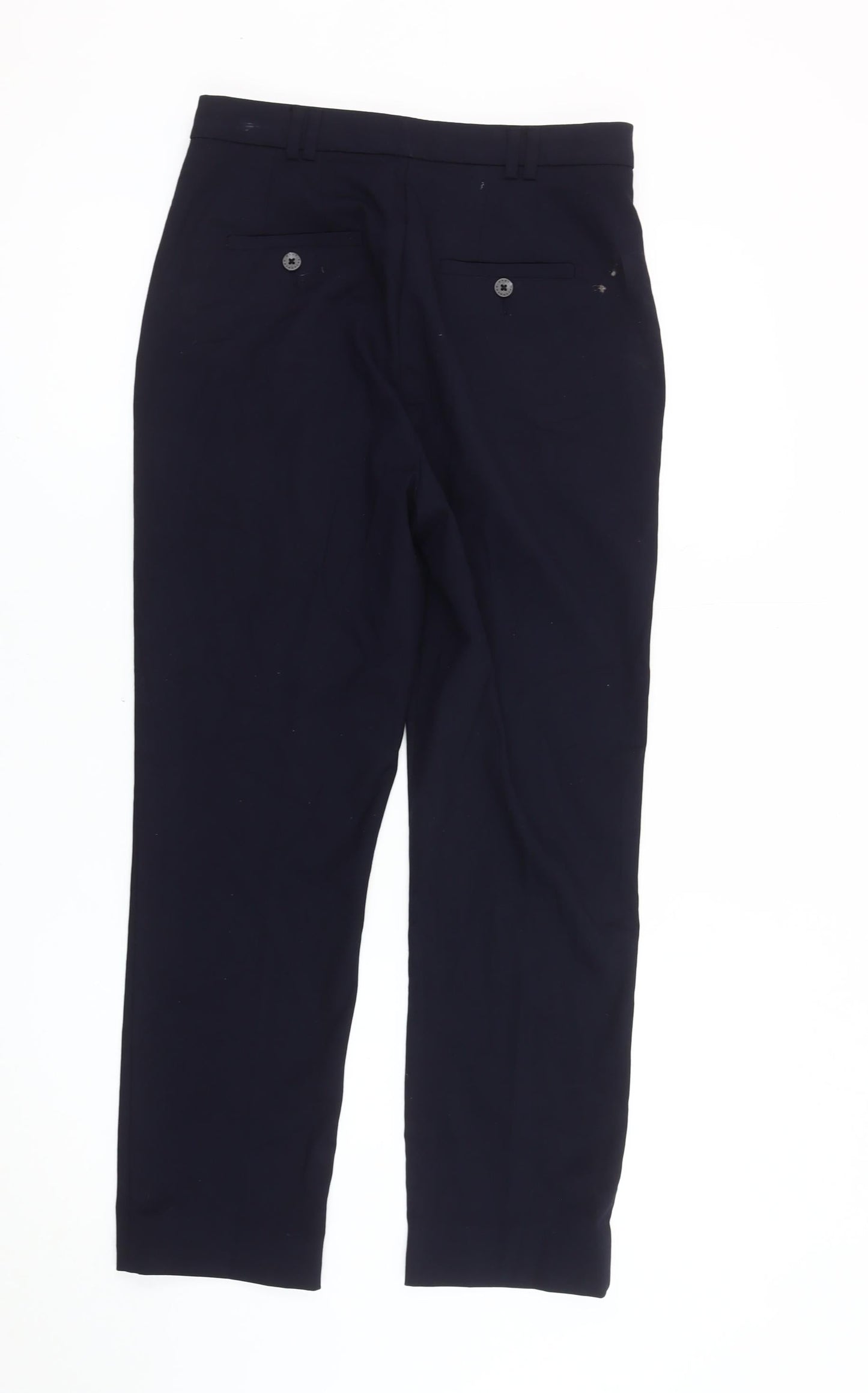 Womens UK Size 6R NEXT Regular Fit Casual Workwear Blue Trousers