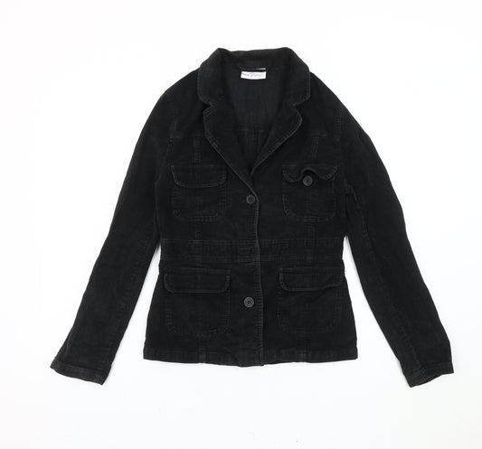 Papaya Women's Black Corduroy Jacket Size 8
