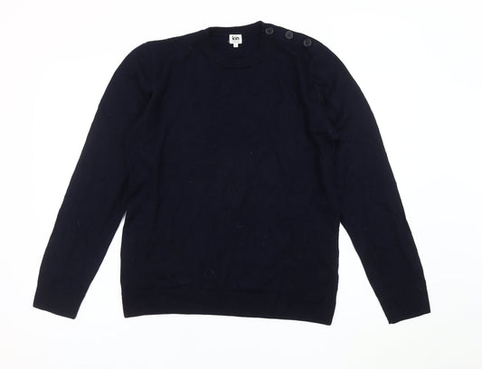 Unisex Adults UK Size L Kin by John Lewis Black Pullover Jumper