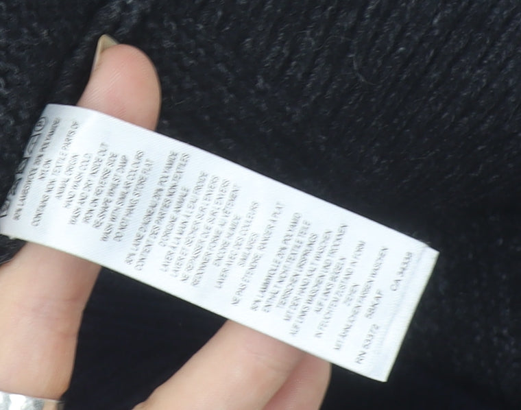 French Connection Men's Black Grey Pullover Jumper M