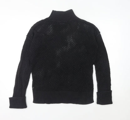 Womens UK Size 10 NEXT Black Pullover Jumper