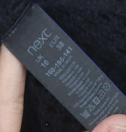 Womens UK Size 10 NEXT Black Pullover Jumper