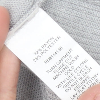 89th & Madison Women's Grey Pullover Jumper M