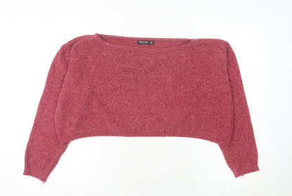 Womens UK Size M Nasty Gal Red Pullover Jumper