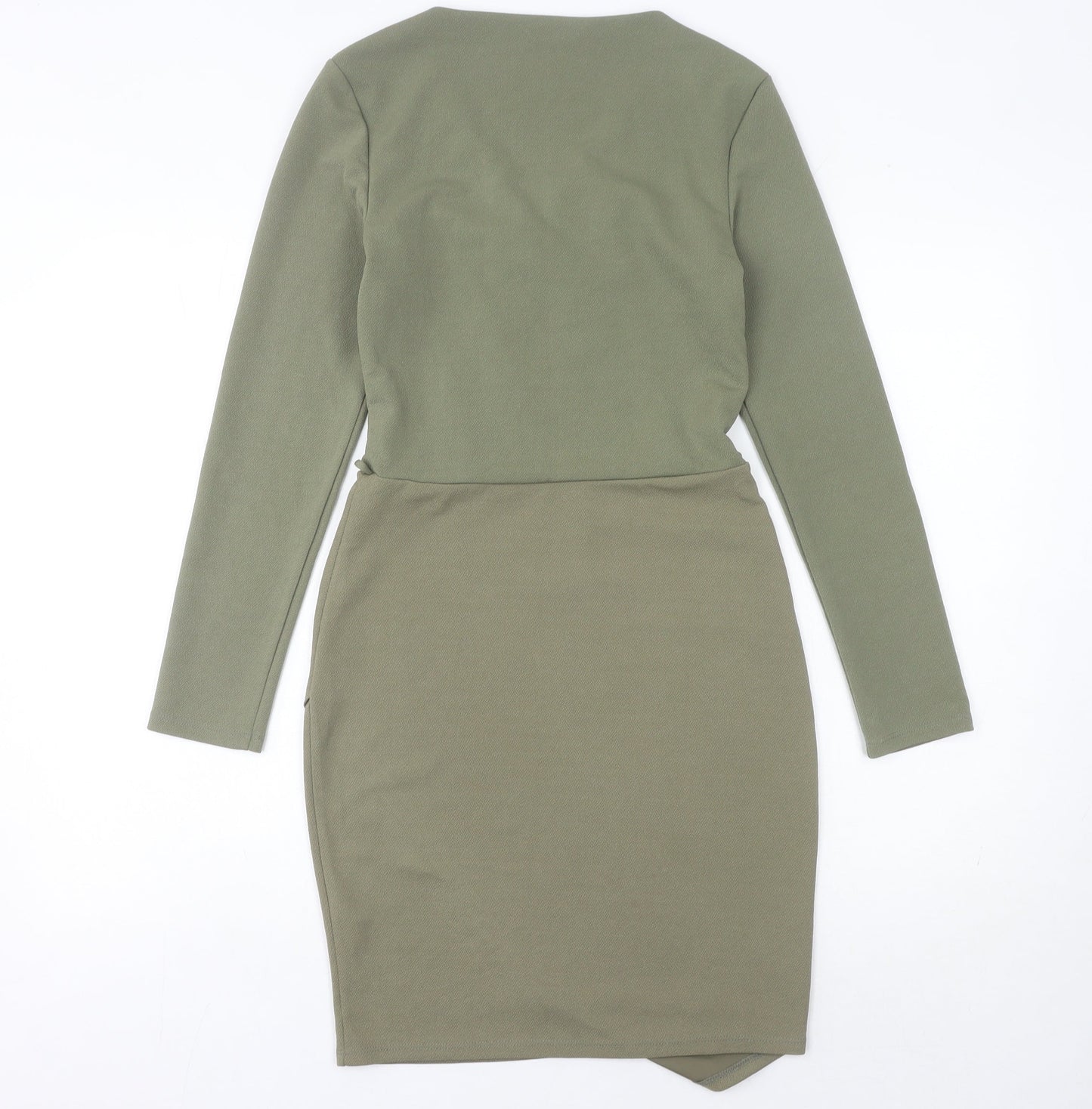 Miss Selfridge Women’s Green Wrap Dress Size 10