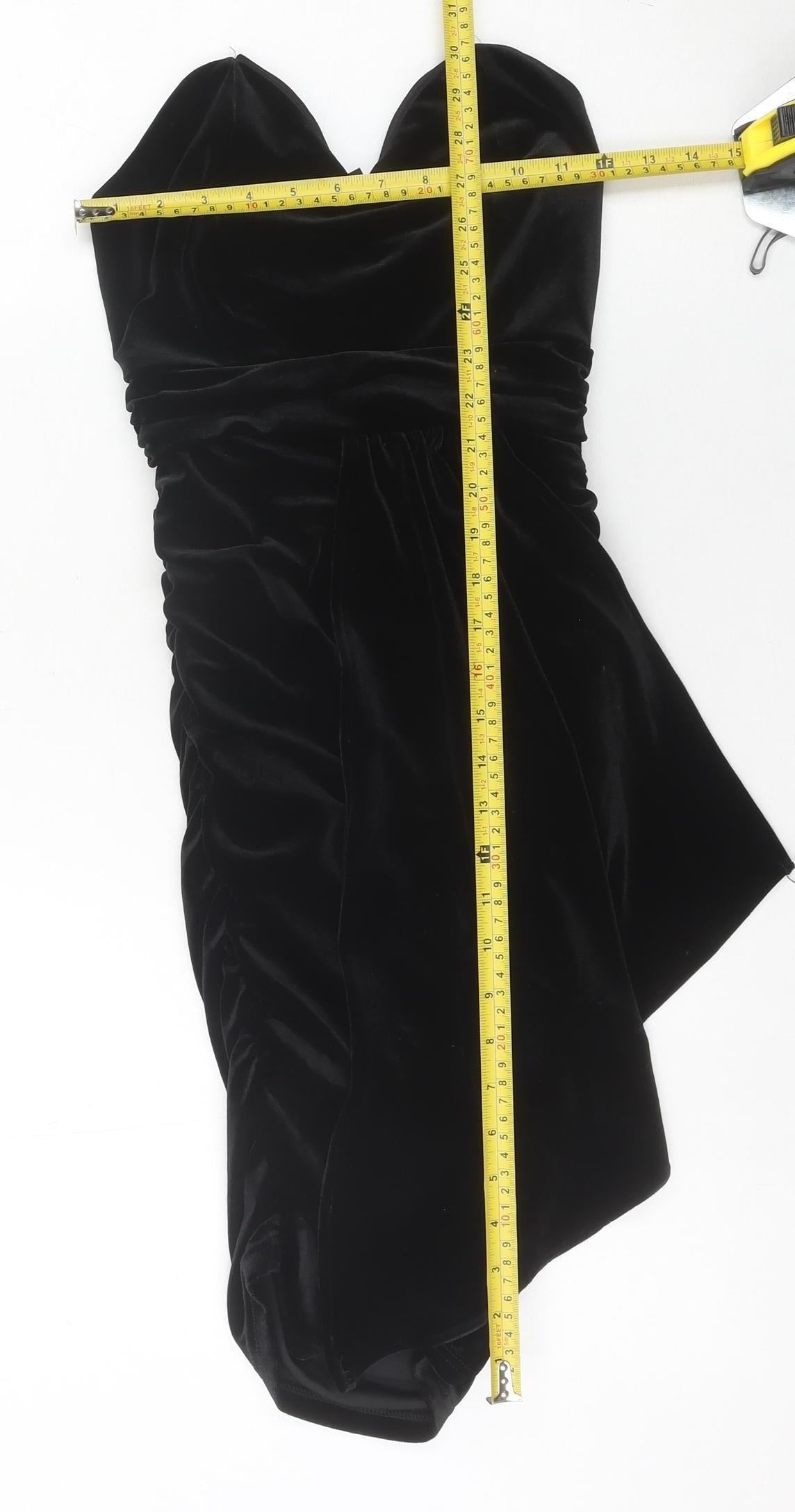 From The Offset Women's Black Strapless Dress - Size 6