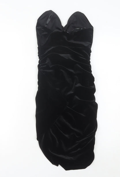 From The Offset Women's Black Strapless Dress - Size 6