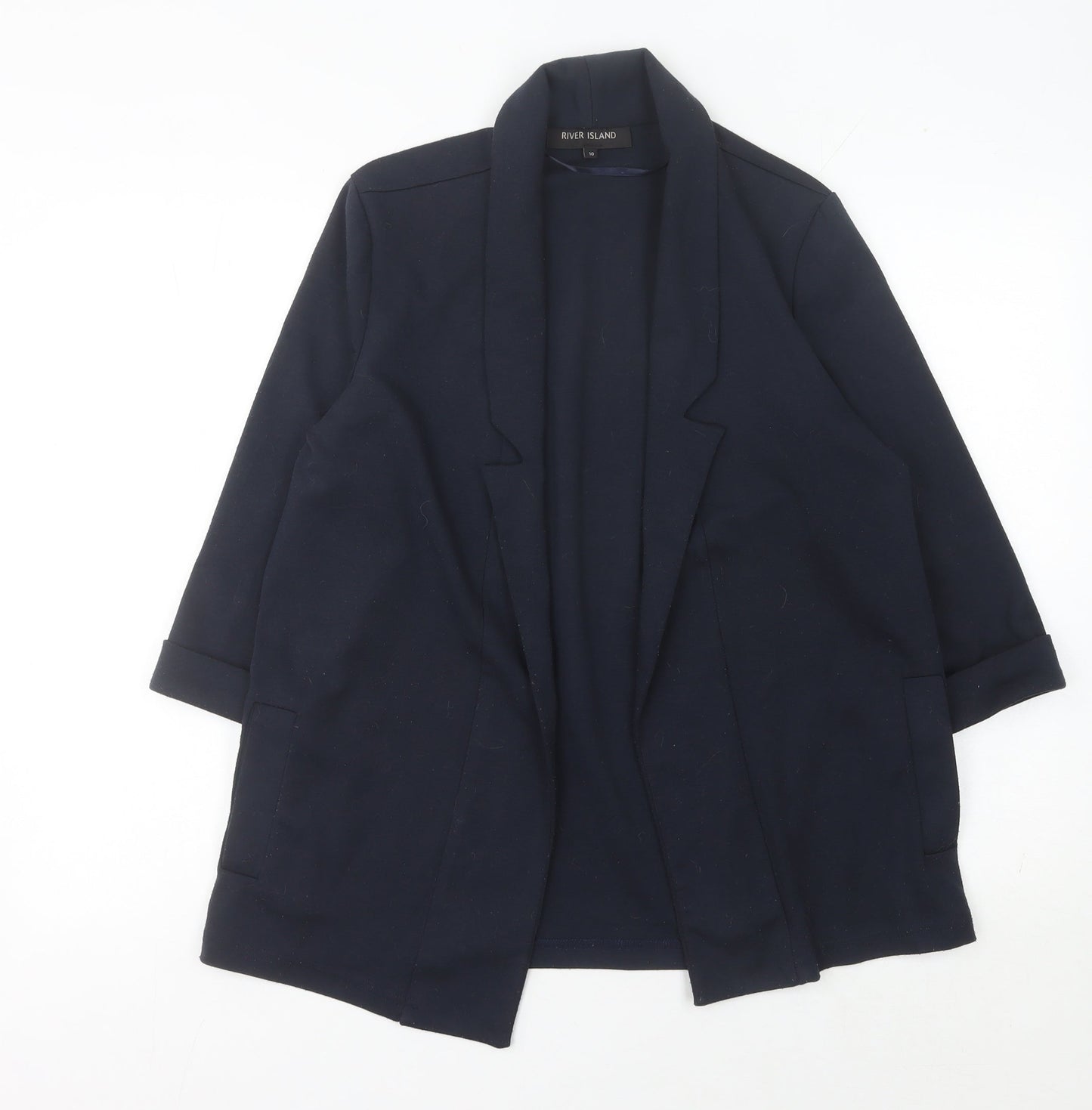 River Island Women's Blue Blazer Size 10 - Tailored Fit