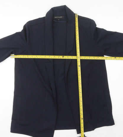 River Island Women's Blue Blazer Size 10 - Tailored Fit