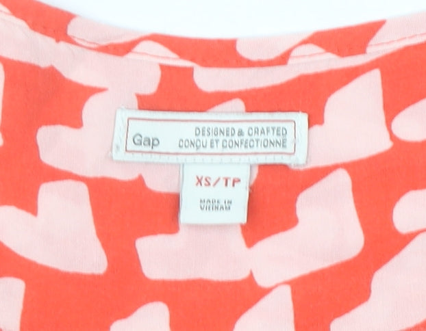 Gap Women's XS Multicoloured Geometric Print Tank