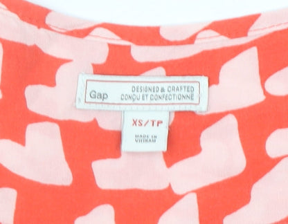 Gap Women's XS Multicoloured Geometric Print Tank
