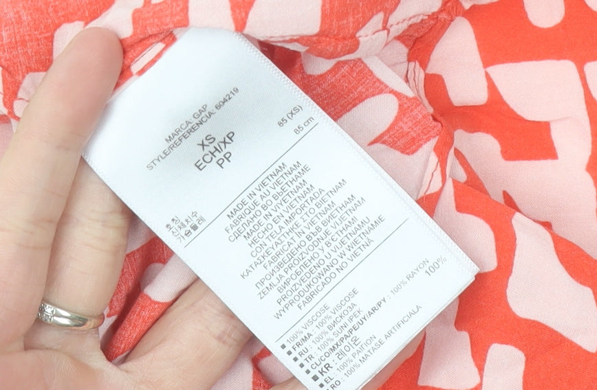 Gap Women's XS Multicoloured Geometric Print Tank