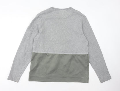 Mens UK Size XL Lyle & Scott Grey Pullover Sweatshirt