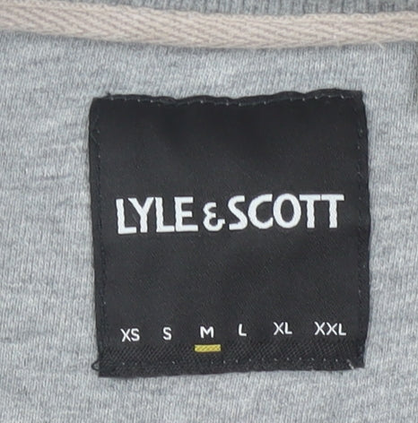 Mens UK Size XL Lyle & Scott Grey Pullover Sweatshirt
