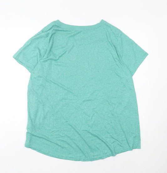 Nike Men's Green Crew Neck 2XL Regular Fit T-Shirt