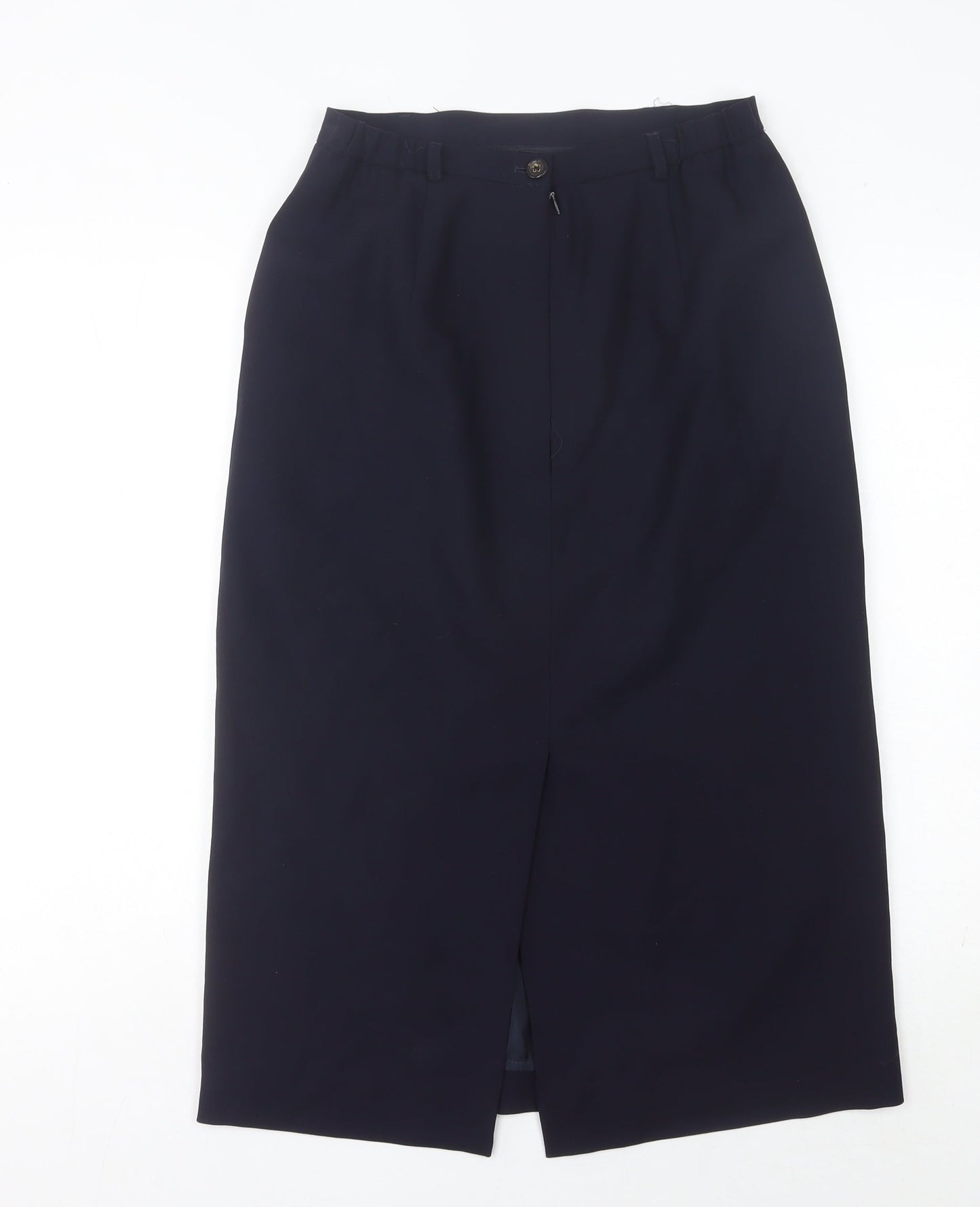 Jaeger Women’s Black Midi Wool Pencil Skirt Size 12