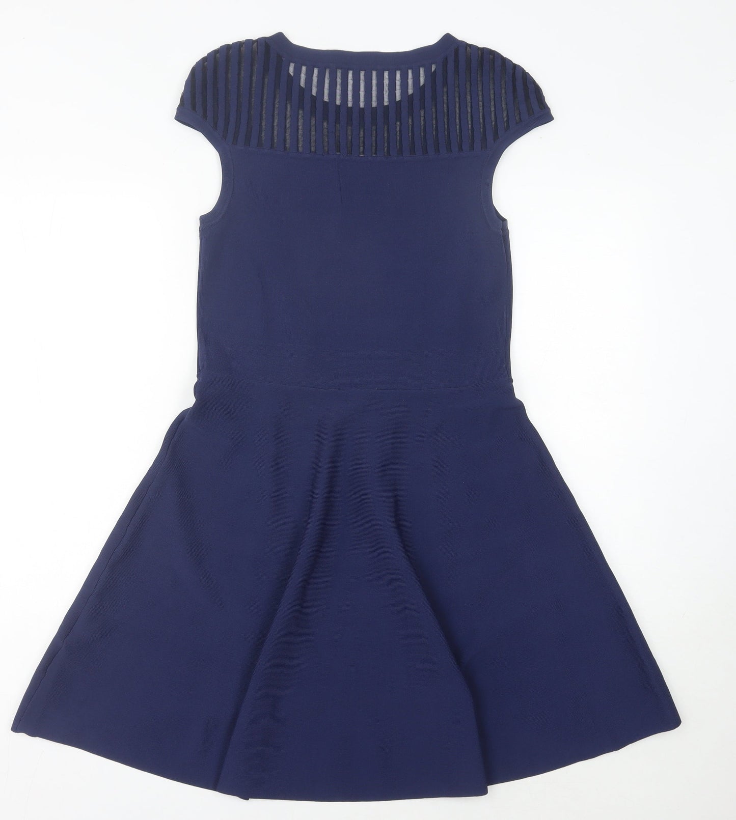 French Connection Women's Blue A-Line Dress 12