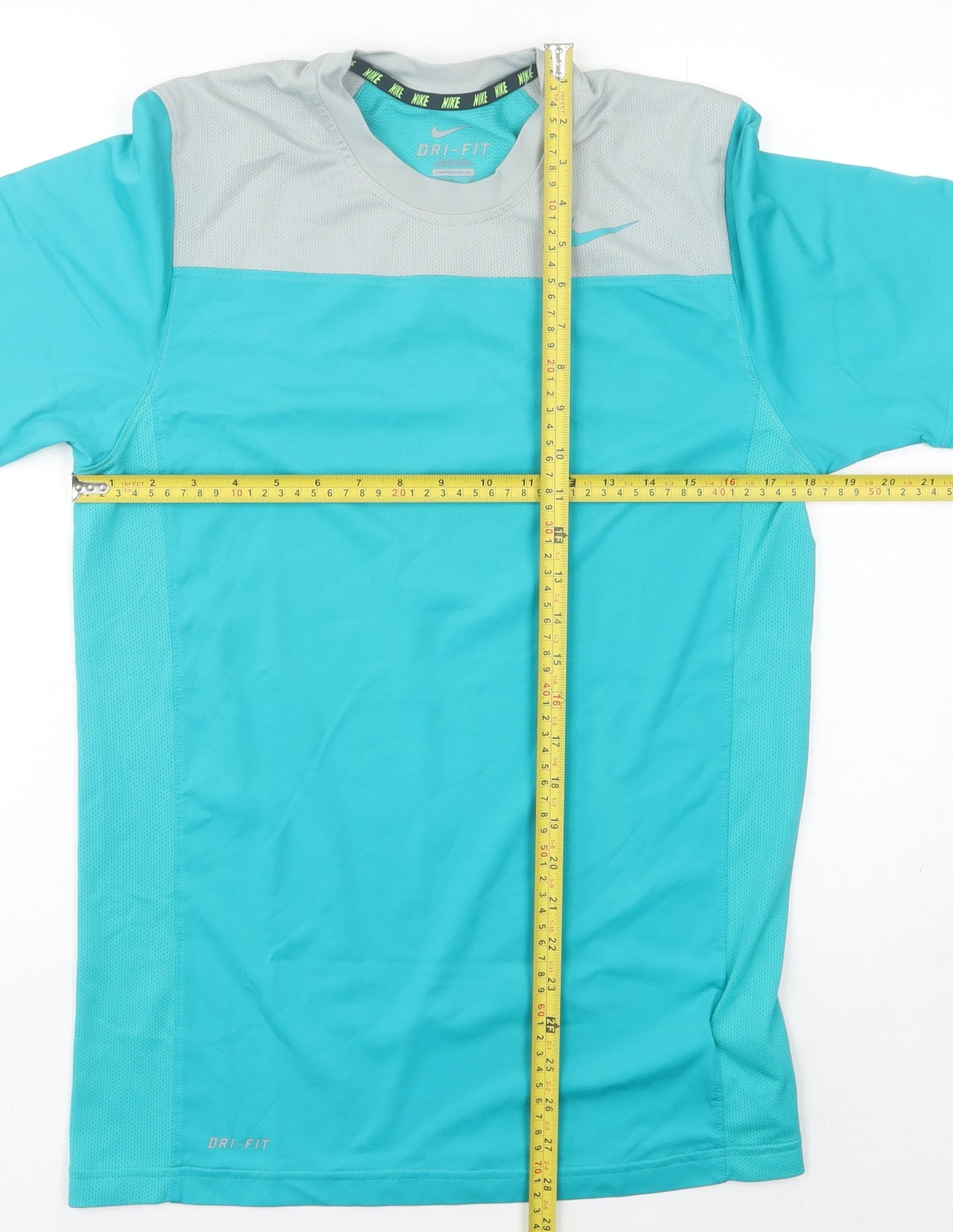 Nike Men's Blue Grey T-Shirt S - Sports Activewear