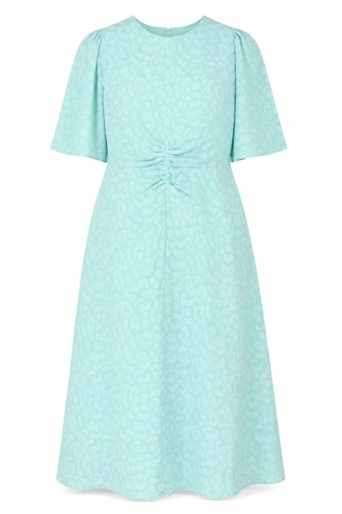 Marks and Spencer Women's Blue A-Line Midi Dress 14