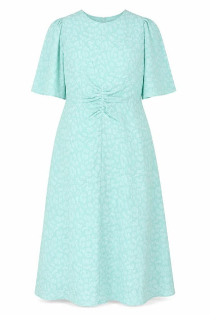 Marks and Spencer Women's Blue A-Line Midi Dress 14
