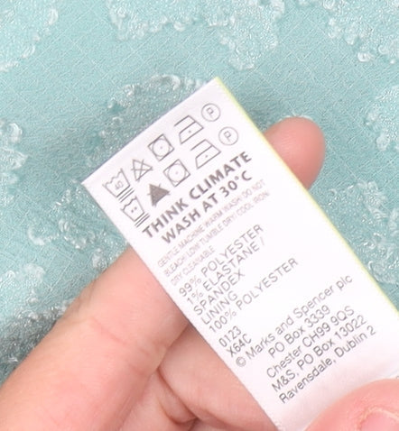 Marks and Spencer Women's Green Dress - Size 18