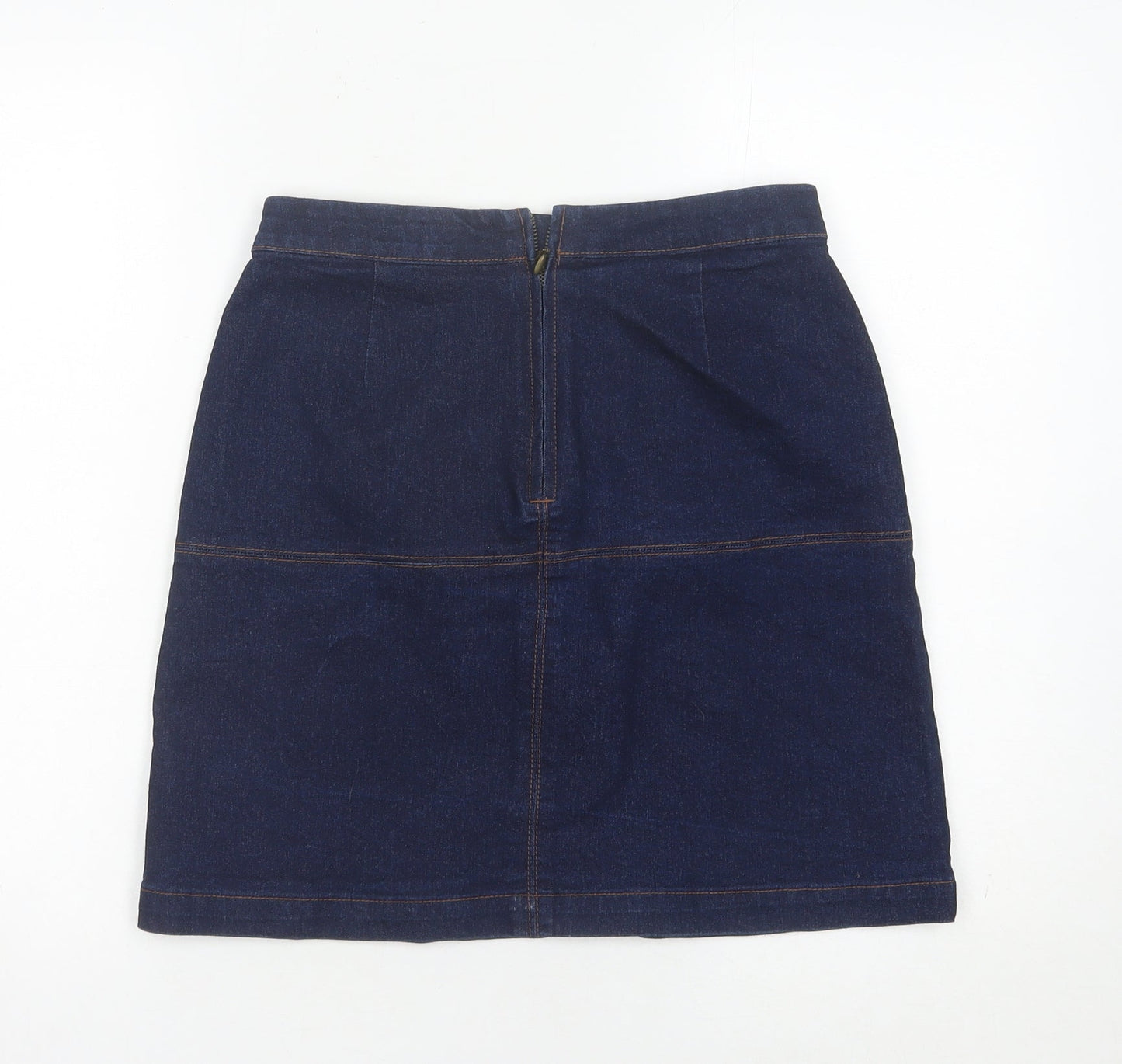 Matalan Women's Blue Denim Knee Length Pencil Skirt