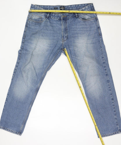Men's Blue Straight Jeans Size 38